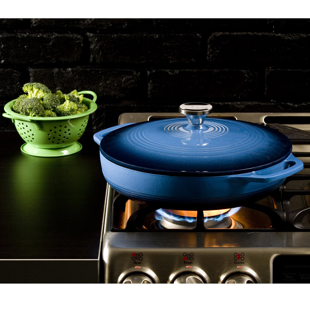 Lodge 3.6 Quart Enameled Cast Iron Casserole